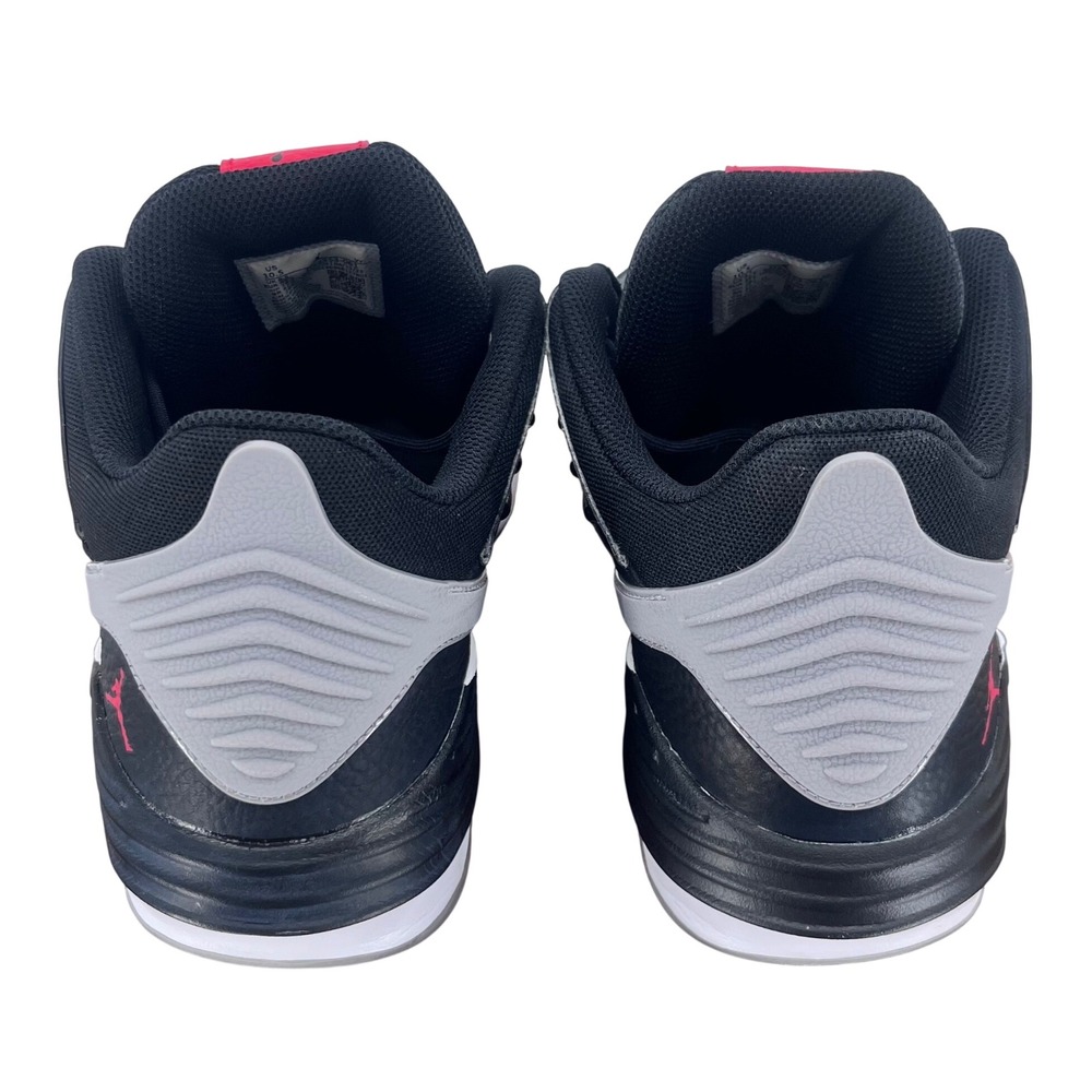 Nike Men's Jordan Max Aura 5 Shoes Size 10.5 Black Cement Red White DZ4353-061‎ - Picture 6 of 11
